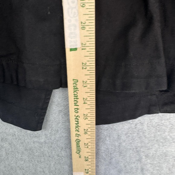 VTG Tripp NYC Jacket Womens M Black Faux Fur Goth Punk Hook Eye Asymmetrical Y2K - Picture 9 of 11